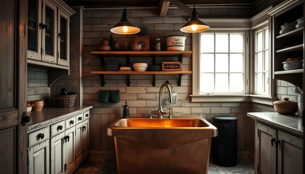 Copper Sink Laundry Room