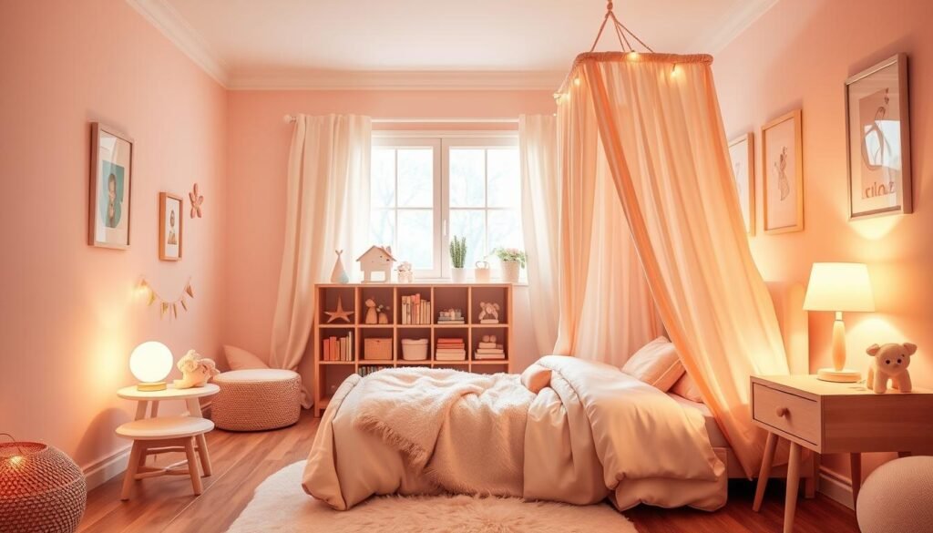 Peach Toddler Bedroom Ideas
