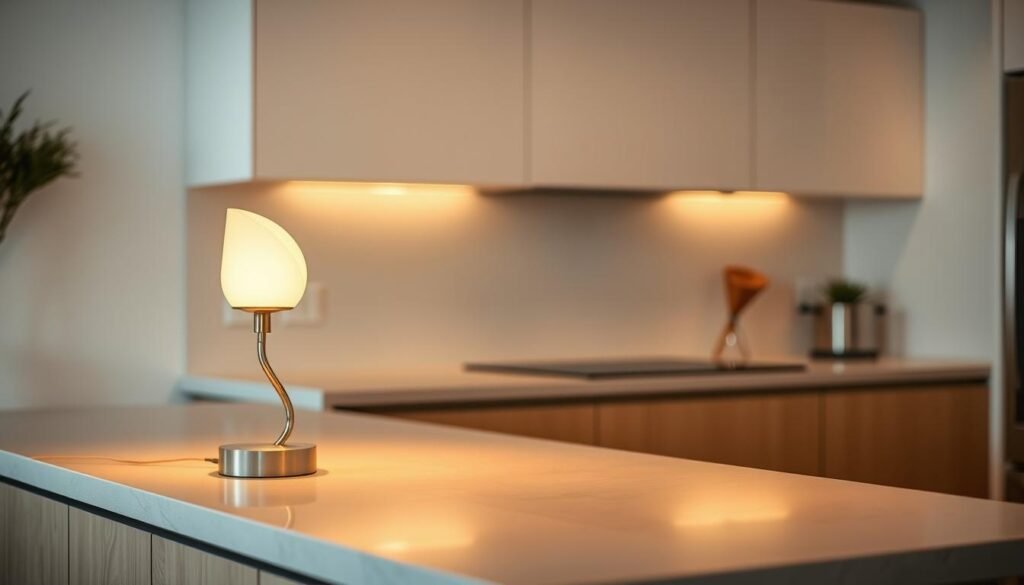 kitchen countertop lamp ideas
