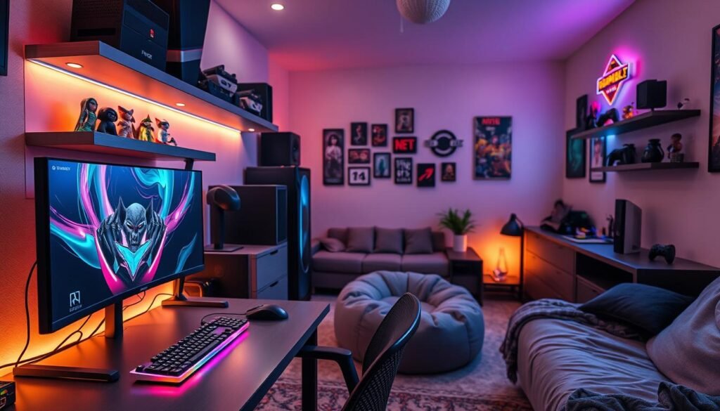 teen boy bedroom setup ideas gaming zone