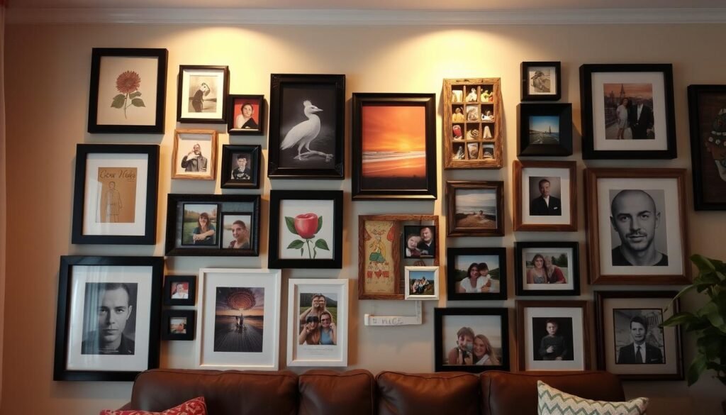 DIY gallery wall