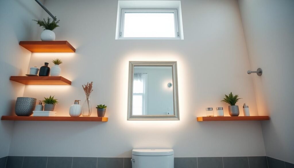 above the toilet storage and decor ideas
