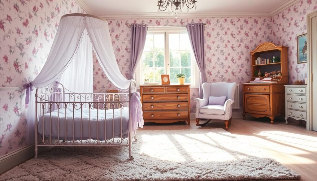 lavender toddler room decor