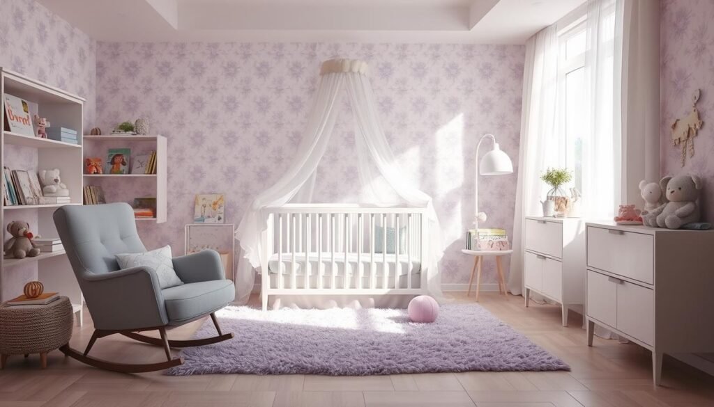 pastel nursery for girls